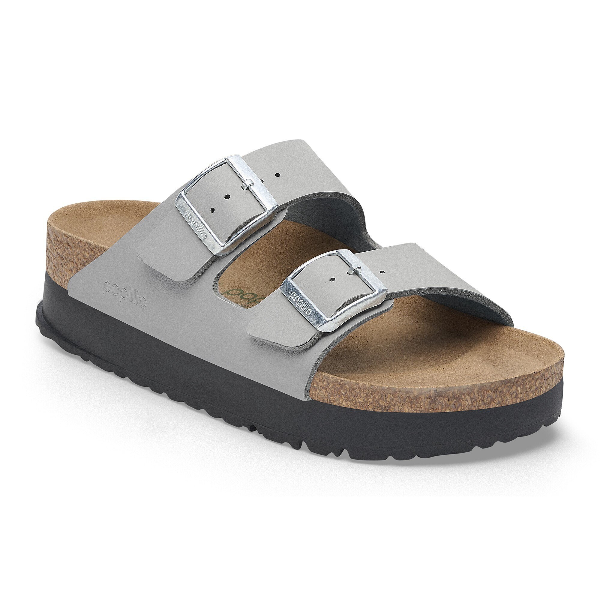 Arizona PAP Flex Platform Birko Flor Stone Coin BIRKENSTOCK