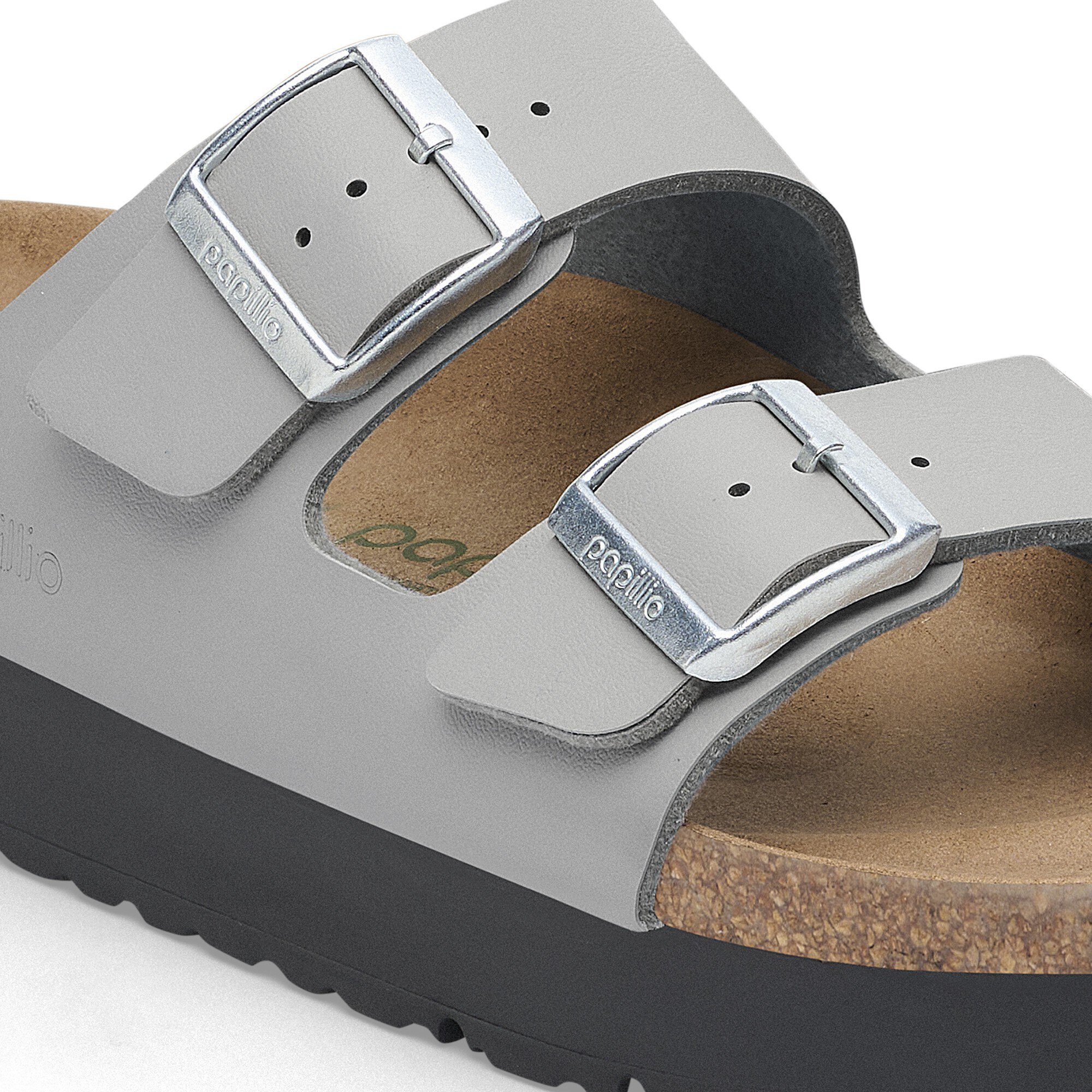 Arizona PAP Flex Platform Birko Flor Stone Coin BIRKENSTOCK