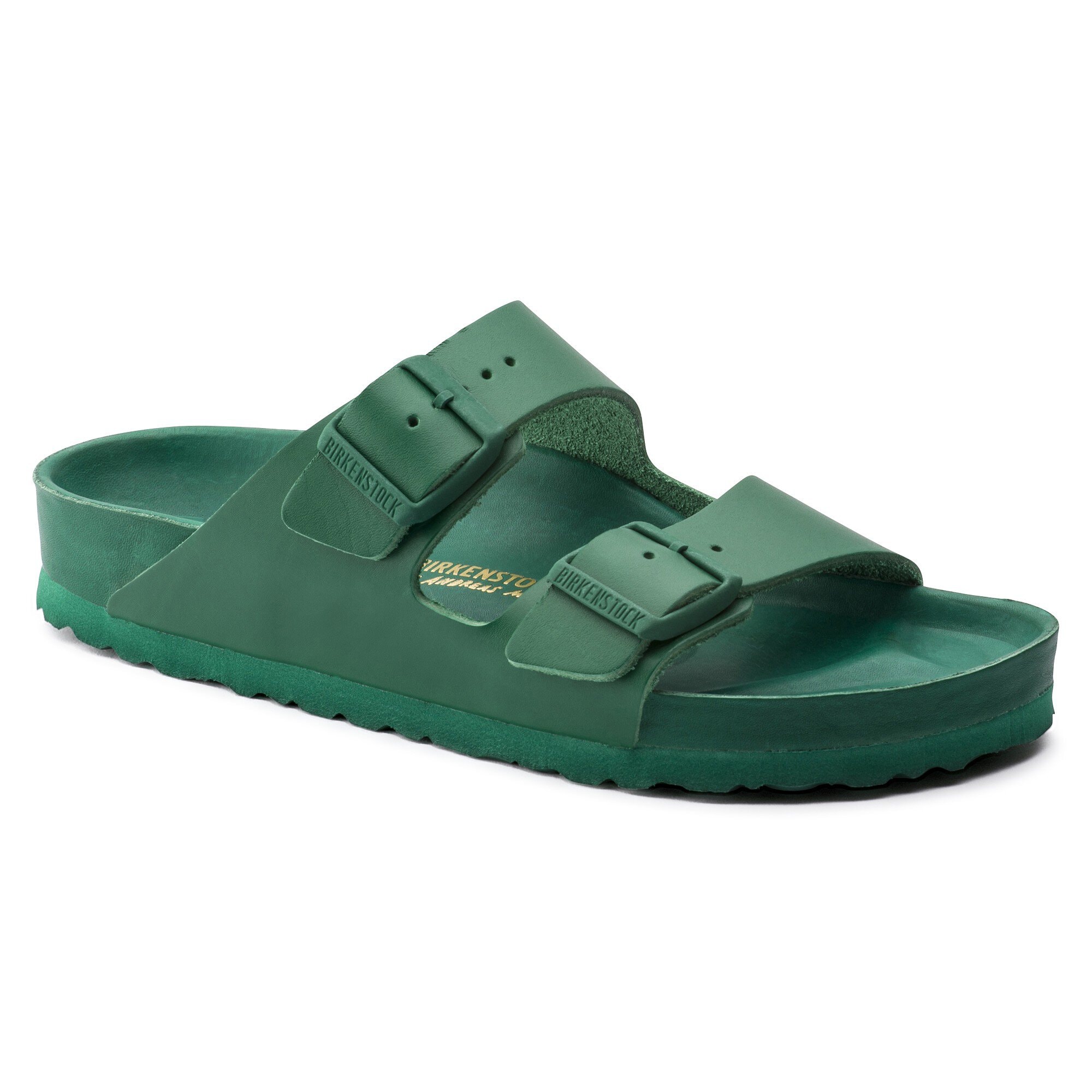 green birkenstocks women