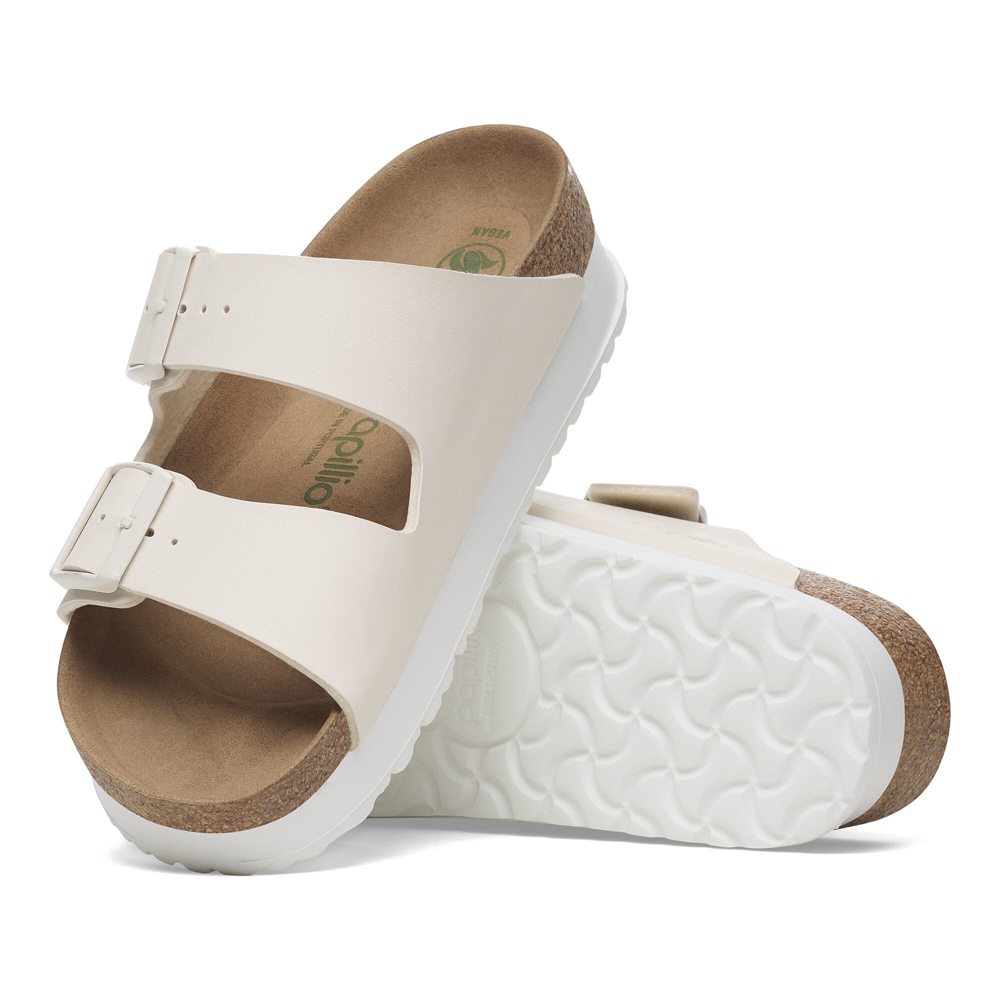 Arizona PAP Flex Platform Birko Flor Eggshell BIRKENSTOCK