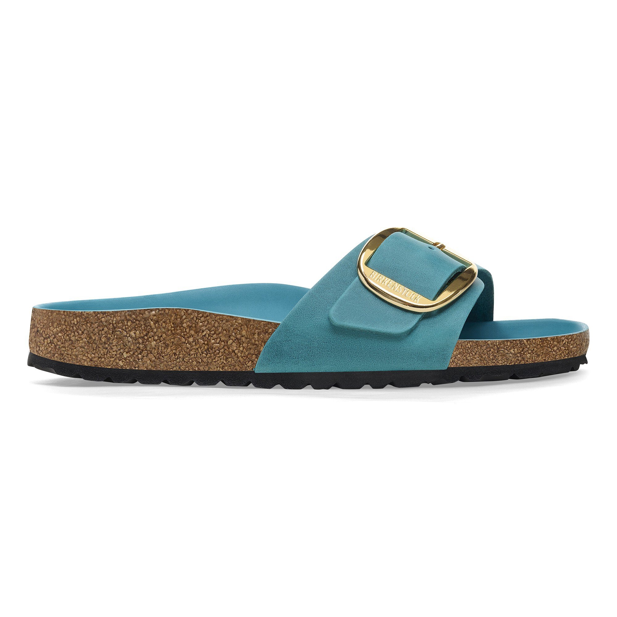 Madrid Big Buckle Natural Leather Oiled Biscay Bay Birkenstock